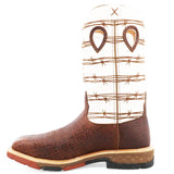 Twisted X Men's Elephant Print Alloy Toe Pull-On Work Boot