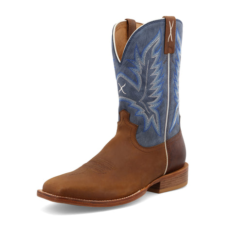 Twisted X Men's Brown and Blue Tech X Boot