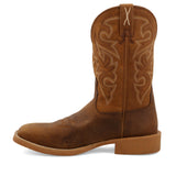 Twisted X Men's Brown and Rustic Orange Tech X Boots