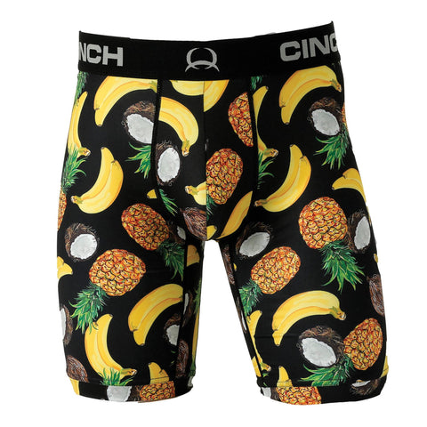 Cinch Men's 9" Pineapple Boxer Briefs
