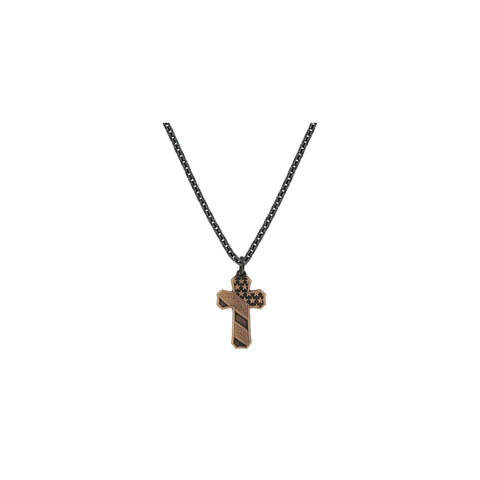 Montana Silversmiths Faded Glory Cross Necklace