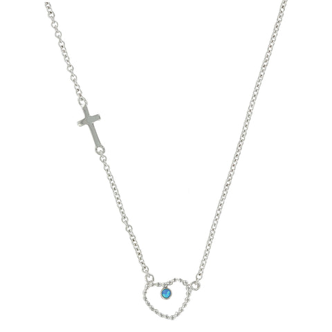Montana Silver Beads of My Heart Opal Necklace 