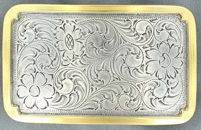 Nocona Floral Scrolled Buckle