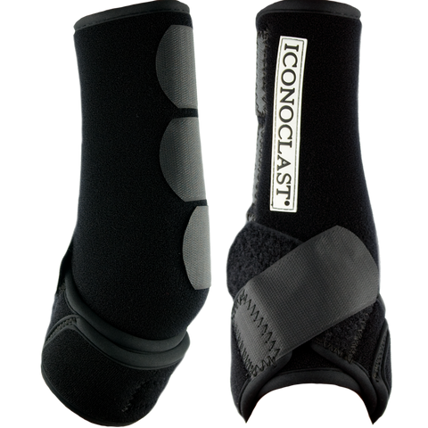 Iconoclast Black Front Orthopedic Support Boot