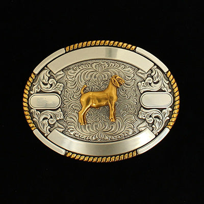 Small Oval Ribbon Goat Buckle