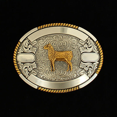 Small Oval Ribbon Sheep Buckle