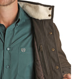 Powder River Men's Canvas and Wool Serape Jacket