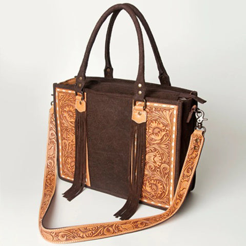 American Darling Conceal Carry Tooled Leather Purse