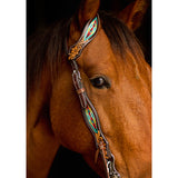 Oxbow Navajo Embroidered One Ear Headstall