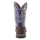 Durango Women's Rebel Purple and Brown Square Toe Boot