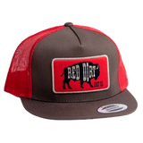 Red Dirt Original Brown/Red Buffalo Cap