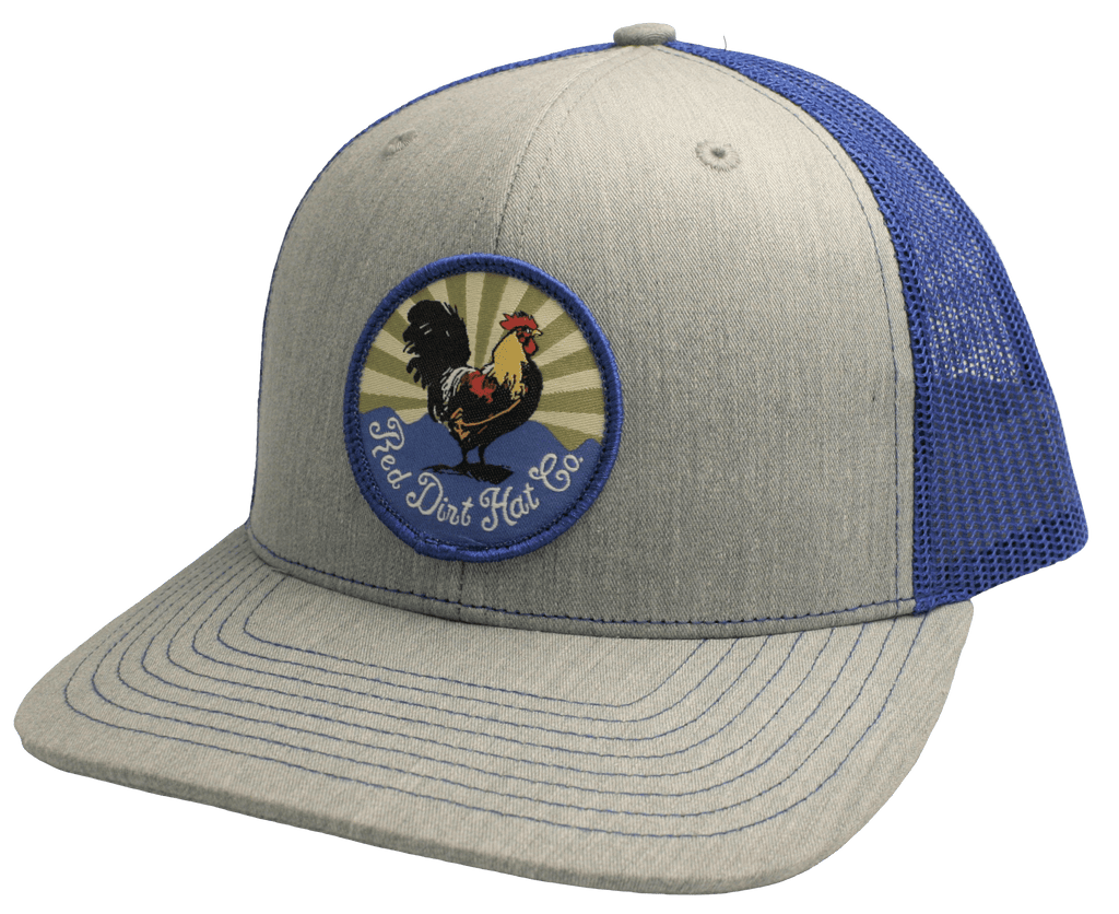 Red Dirt Crispy Chicken Grey & Blue Cap