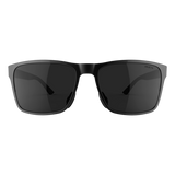 Bex Rockyt Sunglasses. They have a black frame with gray tinted lenses.