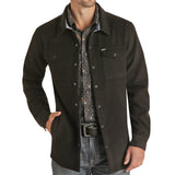 Rock & Roll Black Shirt Jacket