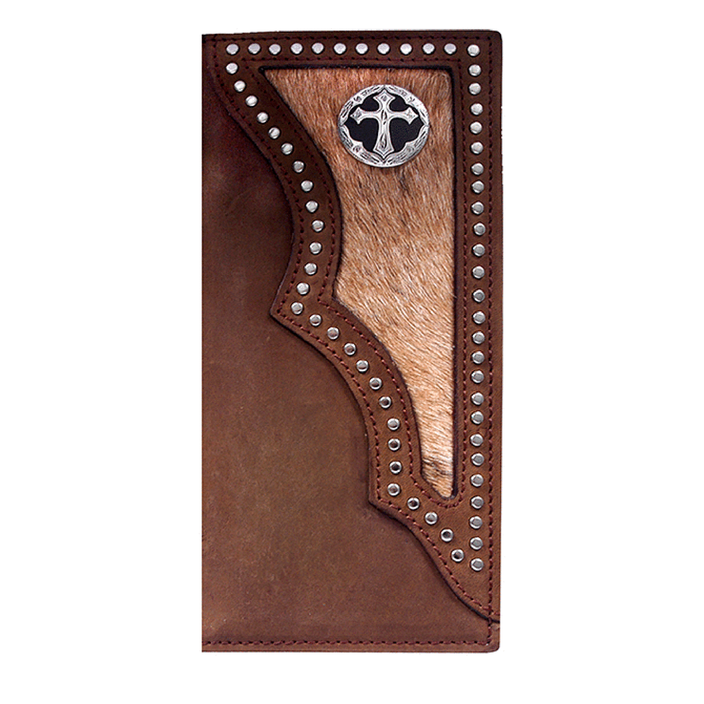 Cross Hide Mens Checkbook