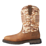 Ariat Men's Brown Patriot Workhog Square Toe Boot