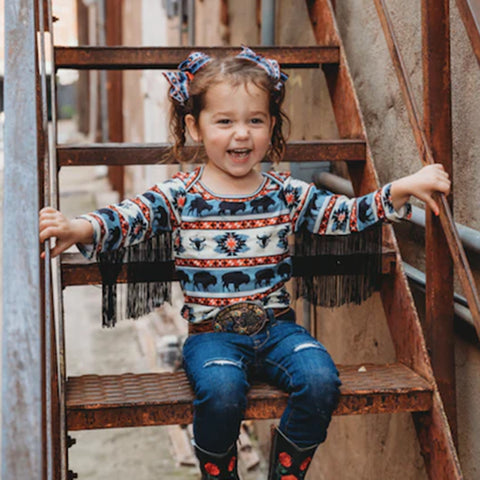 Buffalo Fringe Long Sleeve Shirt