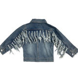 Shea Baby Infant/Toddler Denim Fringe Jacket