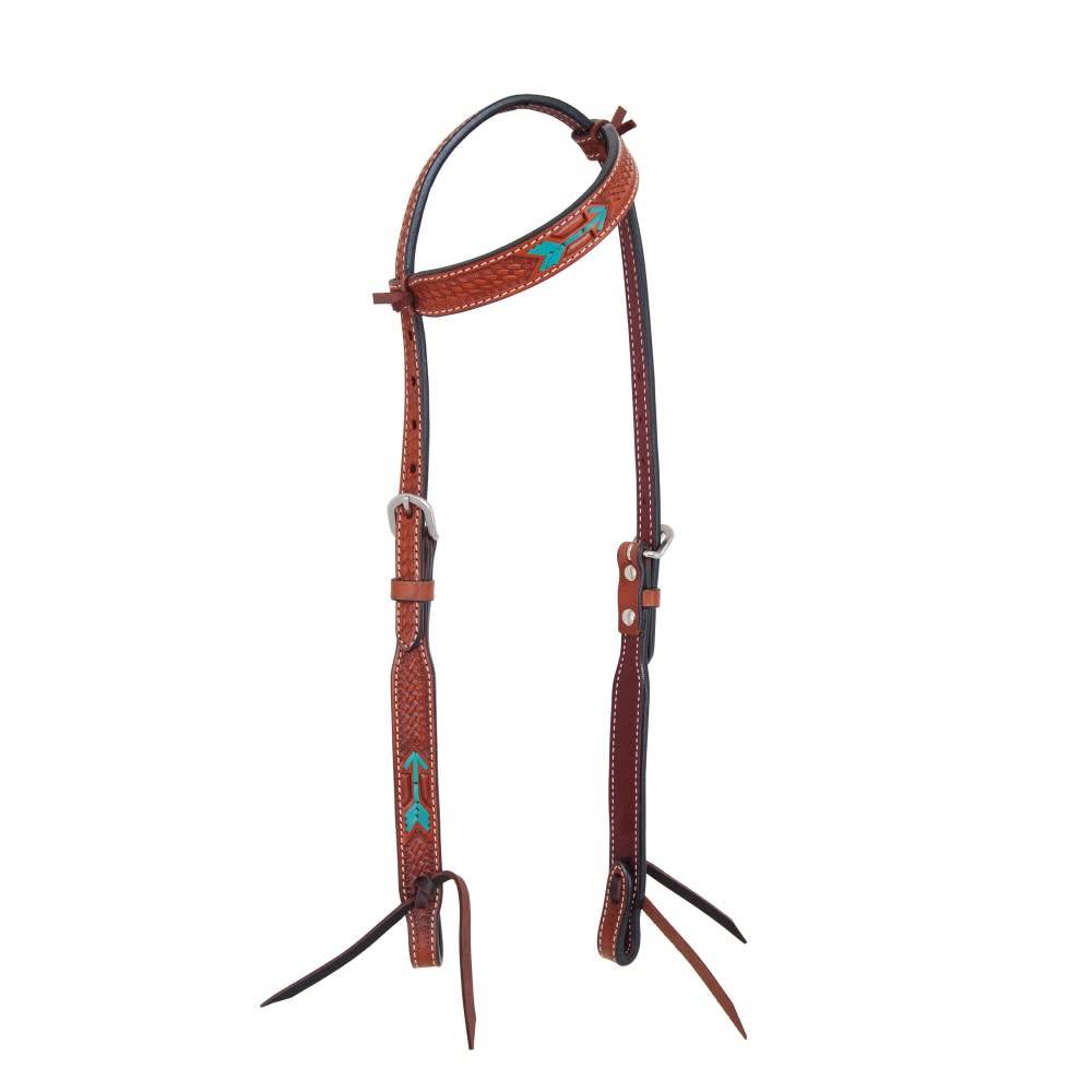 Rafter T Rawhide Arrow Headstall