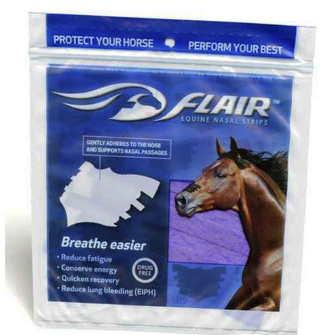 Flair Equine Nasal Strip Purple 6 Pack