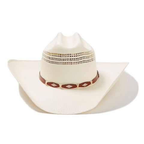 Stetson Billy Brown Diamond Band Straw Hat 