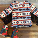Buffalo Fringe Long Sleeve Shirt