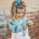 Shea Baby Turquoise Cowgirl Fringe Long Sleeve Shirt