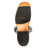 Rios of Mercedes Black Smooth Quill Ostrich Square Toe