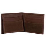 STS Chocolate Canvas Bifold Wallet