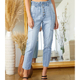 KanCan Paper Bag Mom Jeans