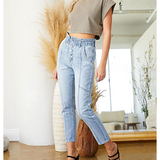 KanCan Paper Bag Mom Jeans