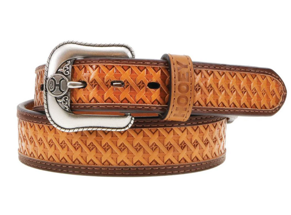 Hooey Men's Tapered Basketweave Belt
