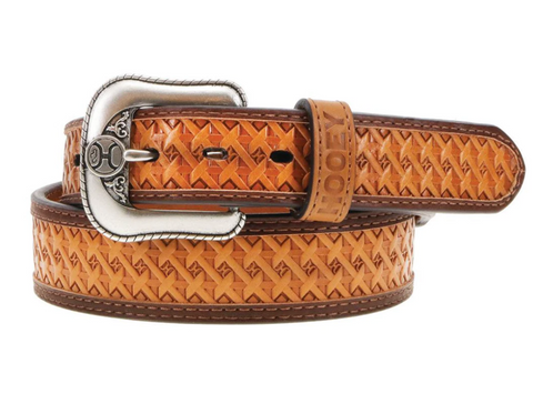 Hooey Tapered Basketweave Belt