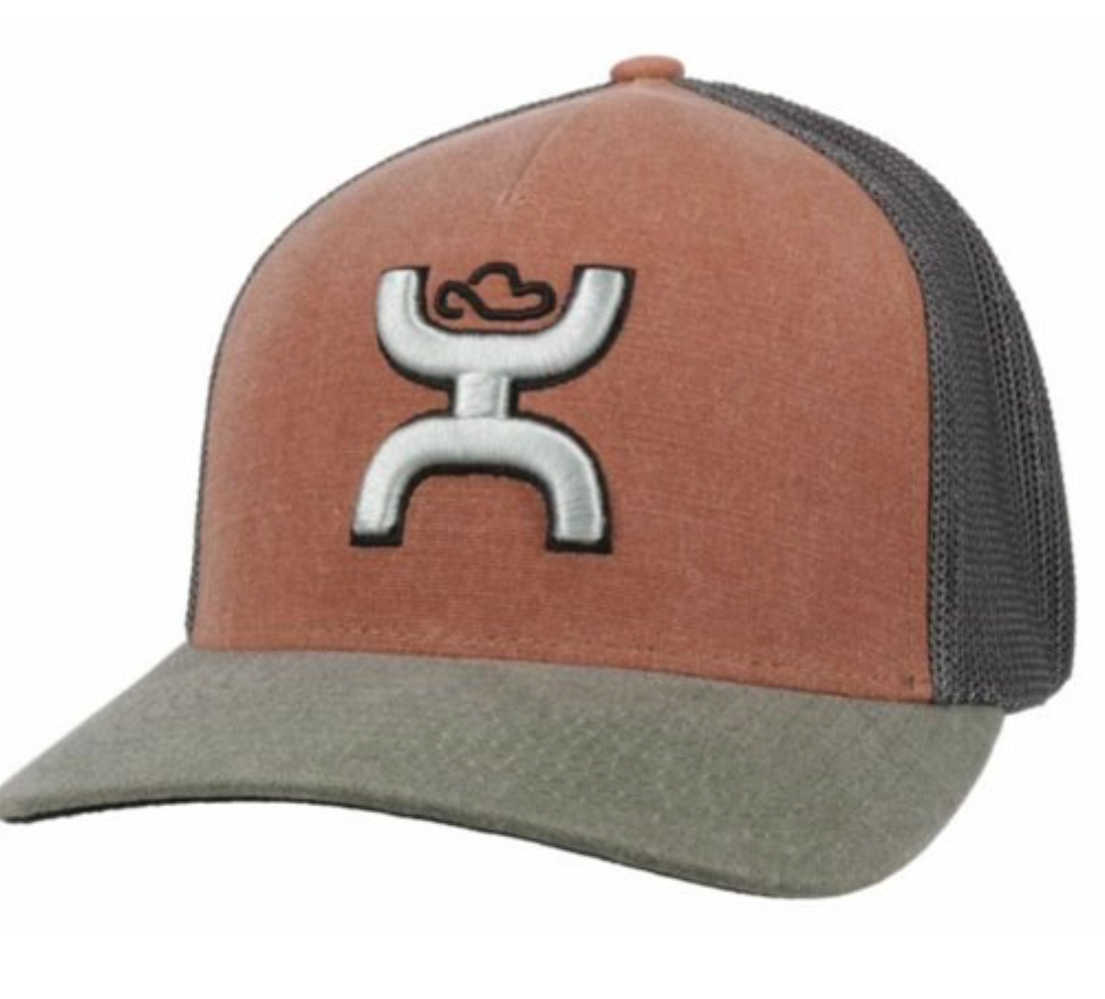 Hooey Rust/Gry Coach Cap