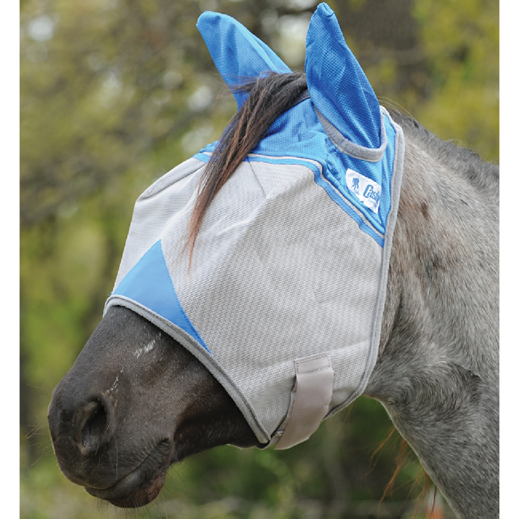 Cashel Blue- Full Ear Fly Mask- Supports the Wouned Warrior Project 