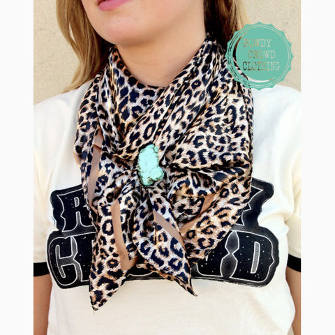 Liberty Leopard Print Wild Rag 