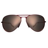 BEX Burgundy and Gold Wesley Sunglasses