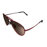 BEX Burgundy and Gold Wesley Sunglasses