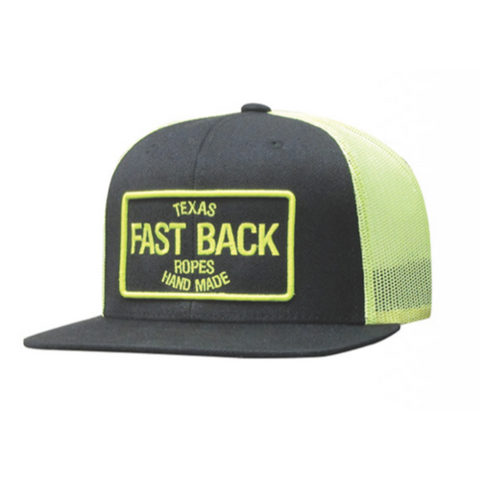 Fast Back Black/Neon Yellow Cap