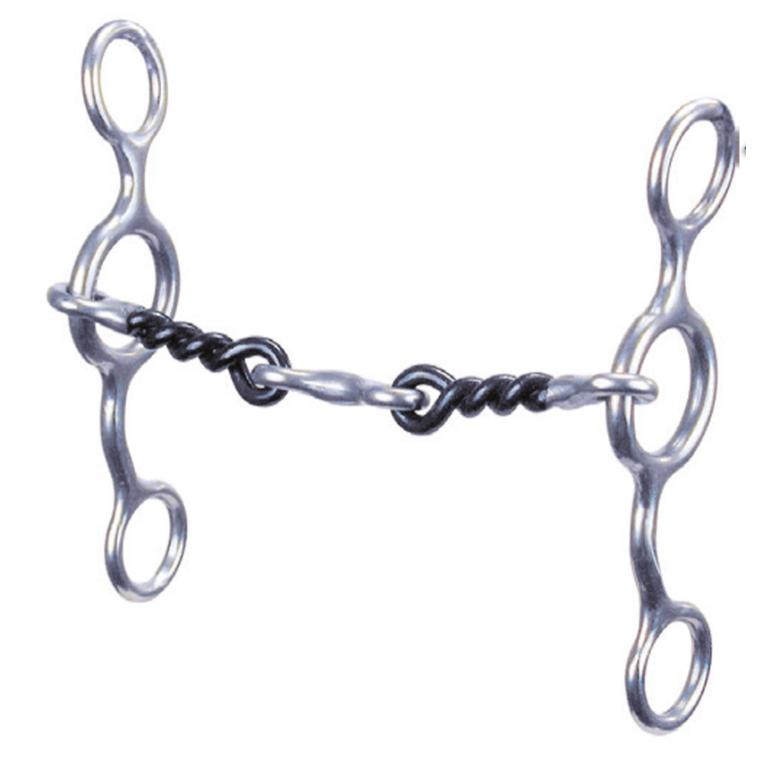 Reinsman Jr. Cowhorse Twisted Wire Dog Bone  Bit