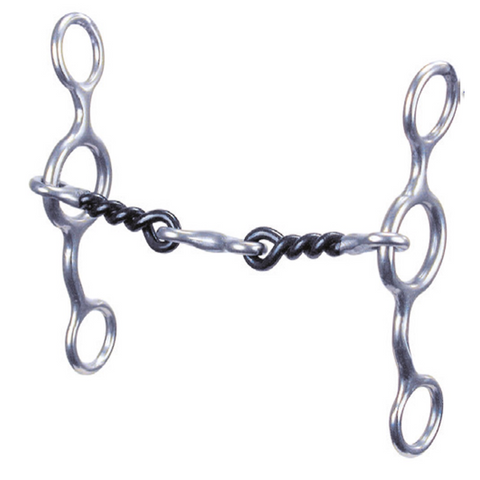 Reinsman Jr. Cowhorse Twisted Wire Dog Bone  Bit