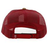 Hooey High Crown Work Tan/Red Cap-Lone Star Patch