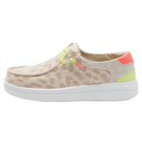 Hey Dude Wendy Rise Leopard Neon Beige