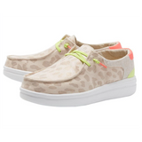 Hey Dude Wendy Rise Leopard Neon Beige