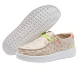 Hey Dude Wendy Rise Leopard Neon Beige