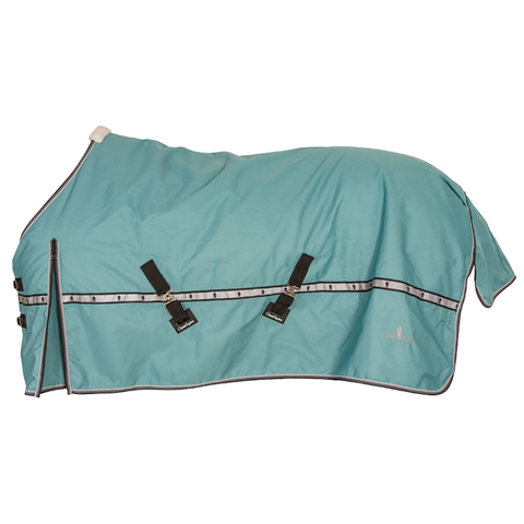 Classic Equine 10K Cross Trainer Winter Horse Blanket - Turquoise