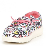 Hey Dude Wendy TODDLER White Leopard
