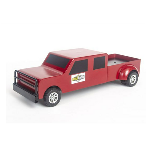 Little Buster Toys 4 Door Red Dually Truck