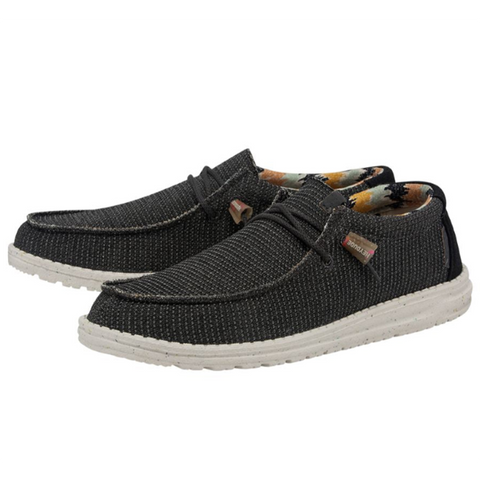 Hey Dude Wally Knit Charcoal