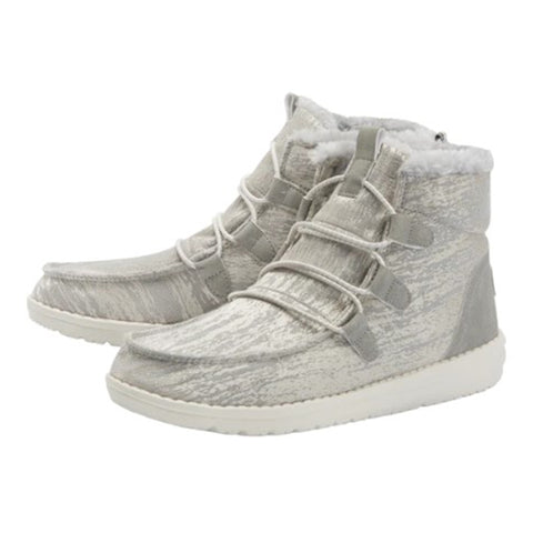 Hey Dude Women's Lea Fur Grey